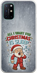 All I Want Christmas Is Sleep OnePlus 8T Flexible TPU Transparent Silicone All I Want Christmas Is Sleep OnePlus 8T Flexible TPU Transparent Silicone