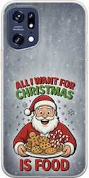 All I Want Christmas Is Food Oppo Find X5 Pro 5g Flexible Tpu Διάφανη Σιλικόνη All I Want Christmas Is Food Oppo Find X5 Pro 5g Flexible Tpu Διάφανη Σιλικόνη
