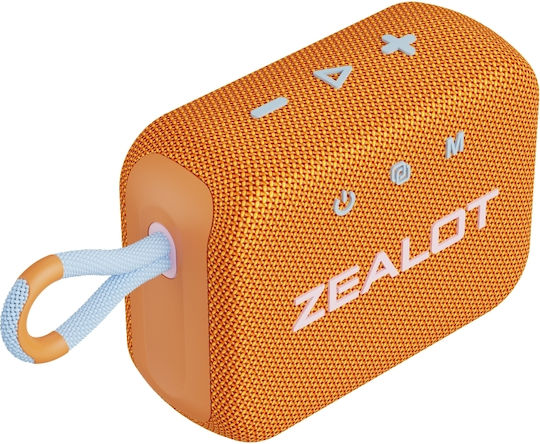 Zealot S75 Bluetooth Speaker with Battery Life up to 3 hours Orange