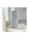 Decorative Vase Blue 10.5x10.5x23cm
