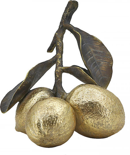 Zaros Ramură 3 Lămâițe Aurii 17cm Tm424