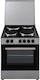 Silifo Herd 65Es mit Emailkochfeldern B60cm. Inox