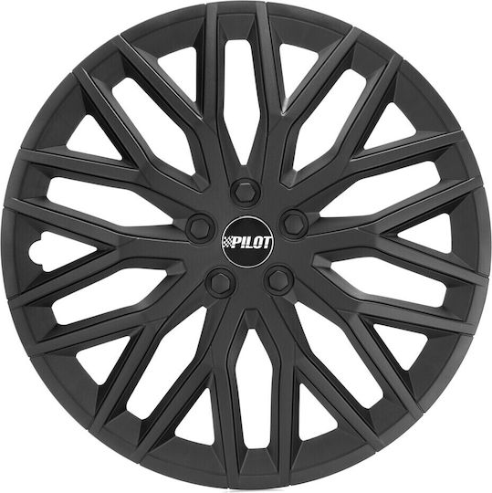 Lampa Car Hubcap Set 15" 4pcs Black