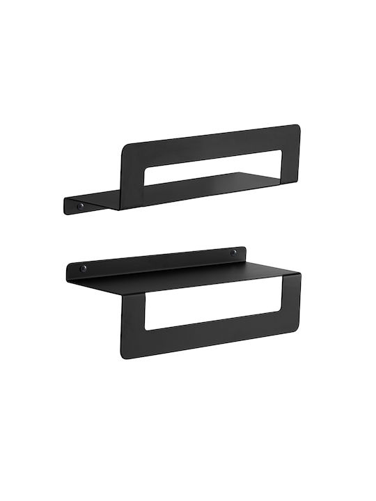 Gedy Cleo Double Wall-Mounted Bathroom Shelf Un...