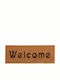 Nef-Nef Homeware Entrance Mat made of Coir Beige 25x75cm