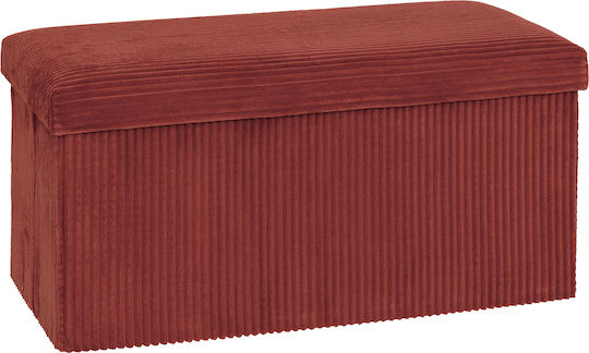 Bench Stool With Storage Space A-s Arum Amber 76x38x38cm