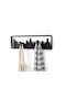 Umbra Wall Hanger Skyline Plastic 5 Hooks Black 50x3x15cm