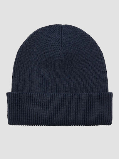 Beanie Ανδρικός Σκούφος Πλεκτός σε Navy Μπλε χρώμα