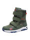 Kids Snow Boots with Velcro Green