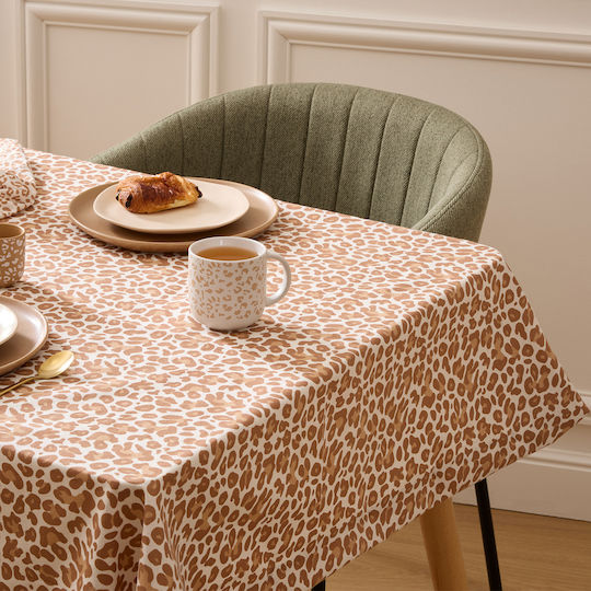 Tablecloth Cotton A-s Leopardi White 150x250cm