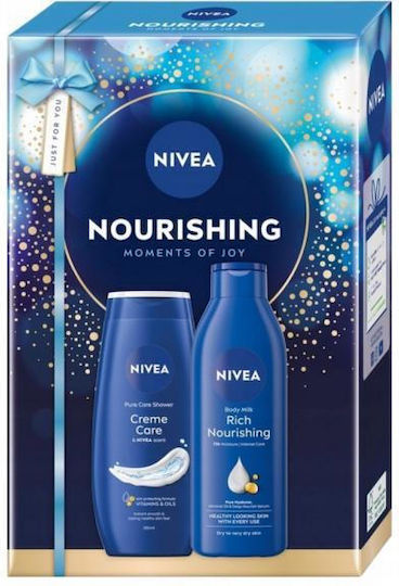 Nivea Nourishing Skin Care Set for Body Cleaning