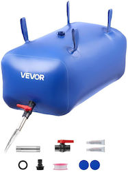 Vevor Vertical Cylindrical Plastic Storage Tank 113lt for Water / Petroleum Black