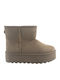 Stiefeletten Damen Khaki