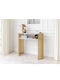 Oswego 145 Konsole White Marble, Gold L100xB30xH86cm