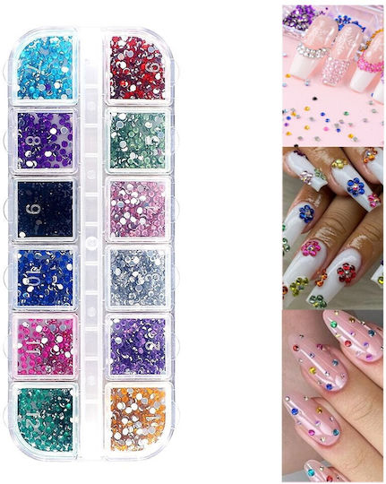 Κασετίνα 12 Θέσεων Colorful Multisize Strass