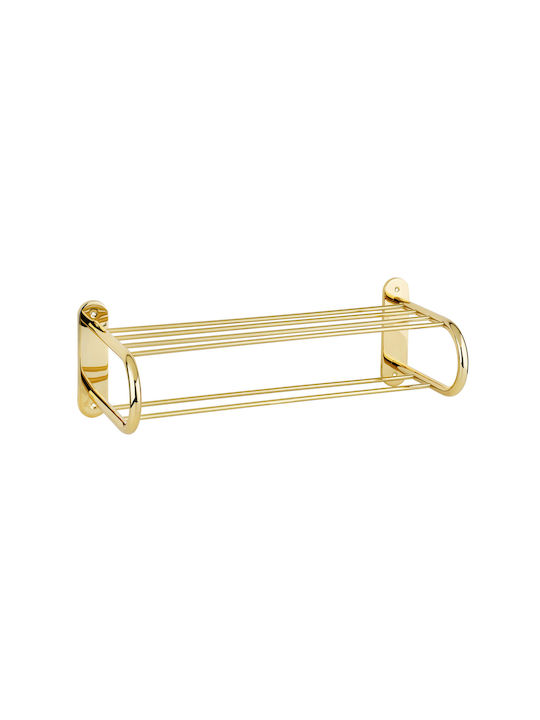 Bronze Art Rail Баня 6 Места Подов с винтове Inox Златист