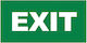 Ταμπελάκι Αυτοκόλλητο Exit Bc14-01313