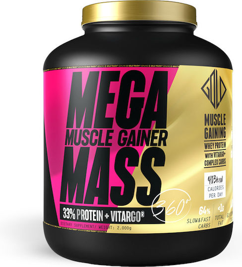 GoldTouch Nutrition Mega Mass Protein Whey with Flavor Vanilla Cookies 2kg