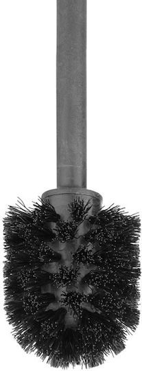 Bronze Art Plastic Toilet Brush Black
