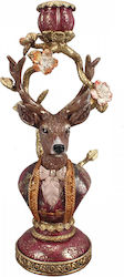 Zaros Burgundy Candlestick Zaros Burgundy Candlestick