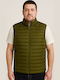 Sleeveless Jacket Puffer Khaki