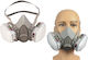 Half Mask Anti-dust Paint Respirator 2 Carbon Filters