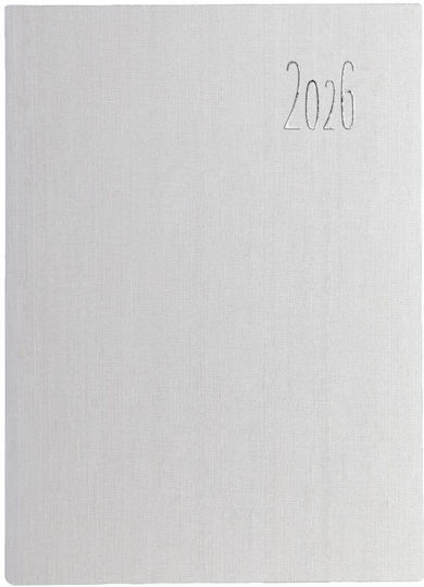 Maniakas Daily Agenda 2026 Grey 14x54cm