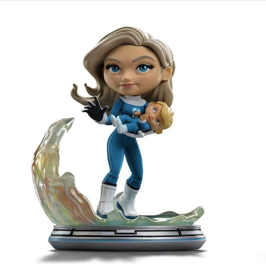 Iron Studios Marvel Fantastic Four Mini Co Invisible Woman and Franklin Collectible Figure 15cm