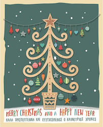Hwx119 Fun Creations Weihnachtsgrußkarte Hollyw...