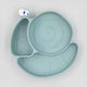 Pandaboo Baby Food Plate made of Silicone Blue