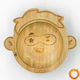 Pandaboo Baby Food Bowl made of Bamboo Orange