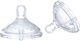 Nuby Silicone Baby Bottle Teats Slow Flow for 0+ months 2pcs