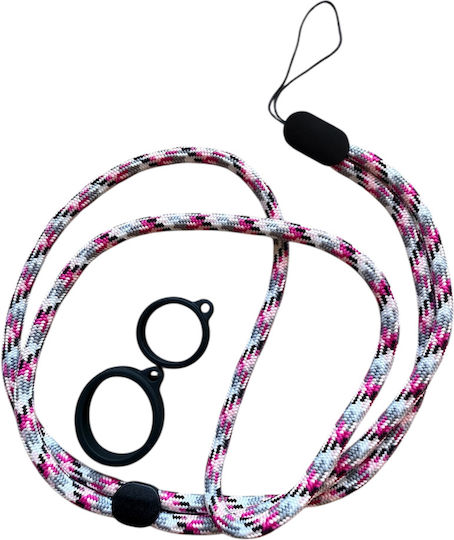 Nackenriemen Für E-Zigaretten 38cm Rosa Schwarz Grau Weiß