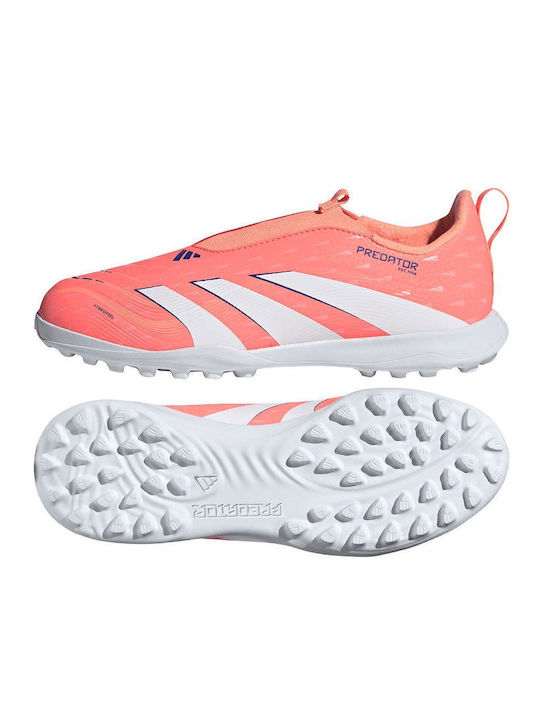 Kids Soccer Cleats Predator League Ll Turf Without Laces Orange