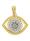 Kiriakos Gofas Kids Pendant Made of 9K Gold