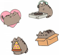 509828 Set 4 Insigne Pusheen