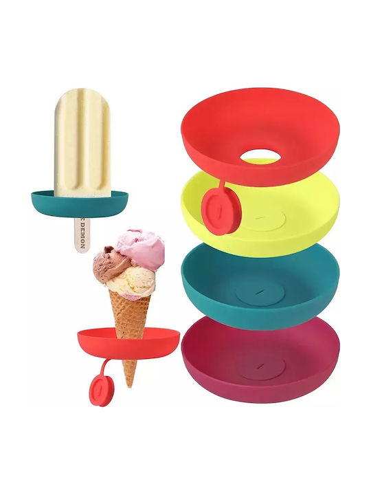 Pandaboo Silicone Ice Cream & Ice Lolly Baking Pan 10.3cm