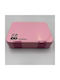 Pandaboo Pandaboo Kunststoff Lunchbox Rosa Mit Fächern