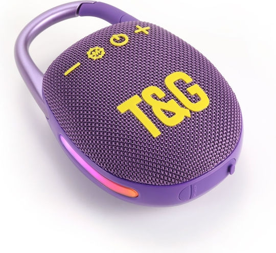 T&G Ηχείο Bluetooth με Ραδιόφωνο Μωβ TG447