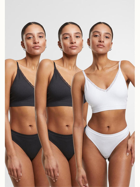 Γυναικεία Brazil 3Pack Black, White