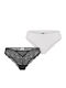 Damen Brasilien 2Pack mit Spitze Black, White