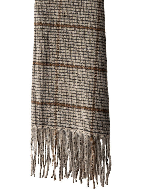 Blended Cashmere Γυναικείο Κασκόλ από Κασμίρ Γκρι