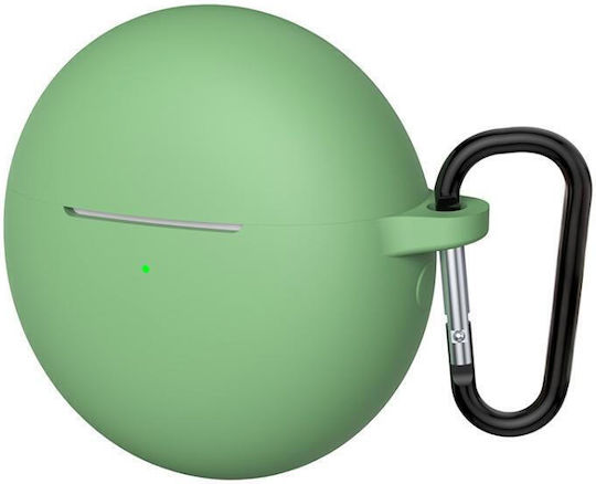 Wireless Hülle Silikon mit Haken in Grün Farbe für Huawei FreeBuds 7i