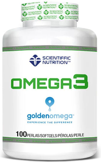 Scientiffic Nutrition Omega 3 Goldenomega Ιχθυέλαιο 100 μαλακές κάψουλες