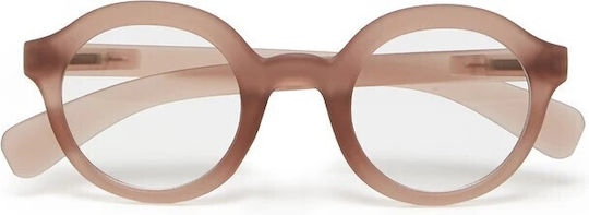 Okkia Lauro Round Reading Glasses +1.00 in Pink Colour OK041RO-250-370623