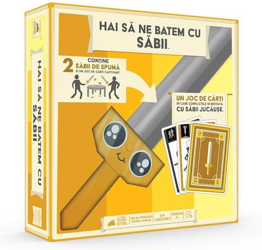 Joc de Societate Let's Fight with Swords pentru 2-6 Jucători 7+ Ani Exploding Kittens