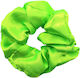 Σατέν Χρωματιστά Scrunchies Λαχανί