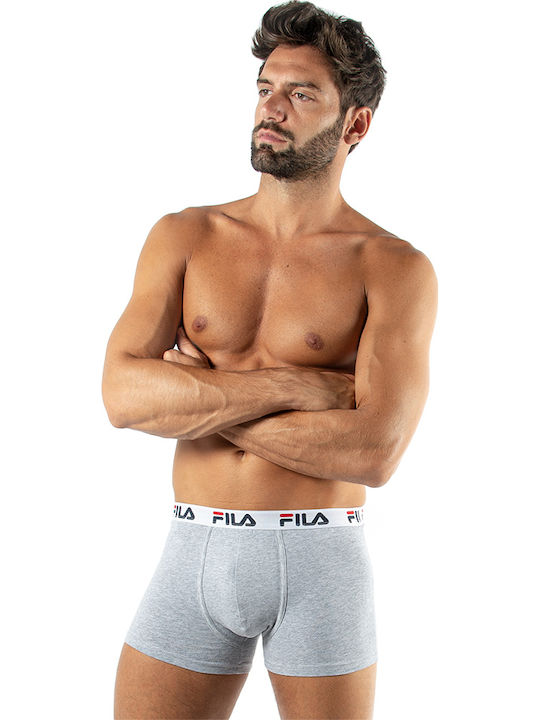 FILA Ανδρικά Μποξεράκια Γκρι 2Pack