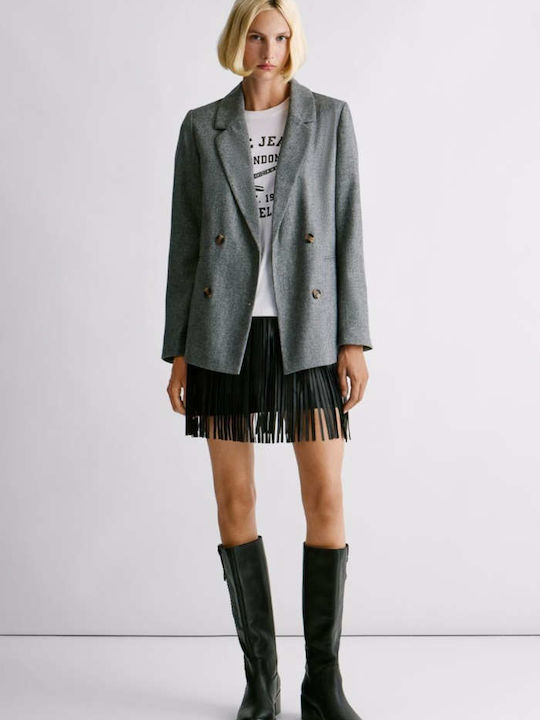 Pepe Jeans Damen Blazer Gray