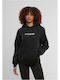 Damen Sweatshirt Kapuzen Schwarz